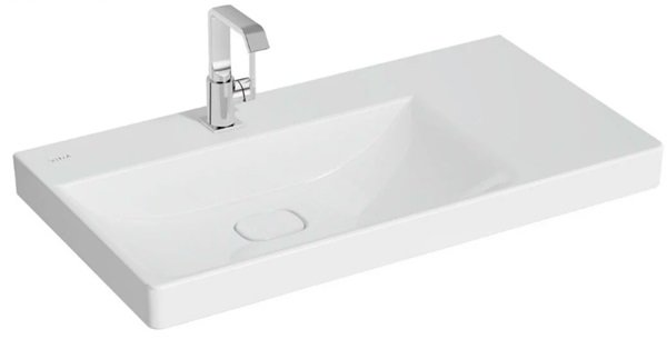 Vitra 7528B003-0041 Metropole Y.Ayaklı Lavabo,90cm,Parlak Beyaz.